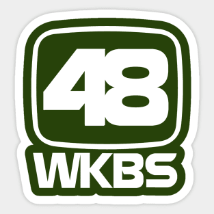 TV 48 White Sticker